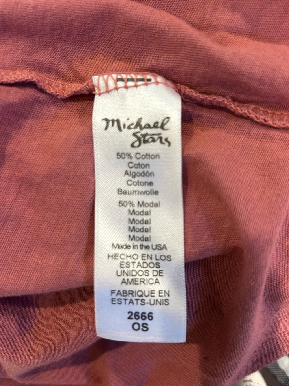 Michael Stars One Size Cropped Tee - Picture 6 of 7